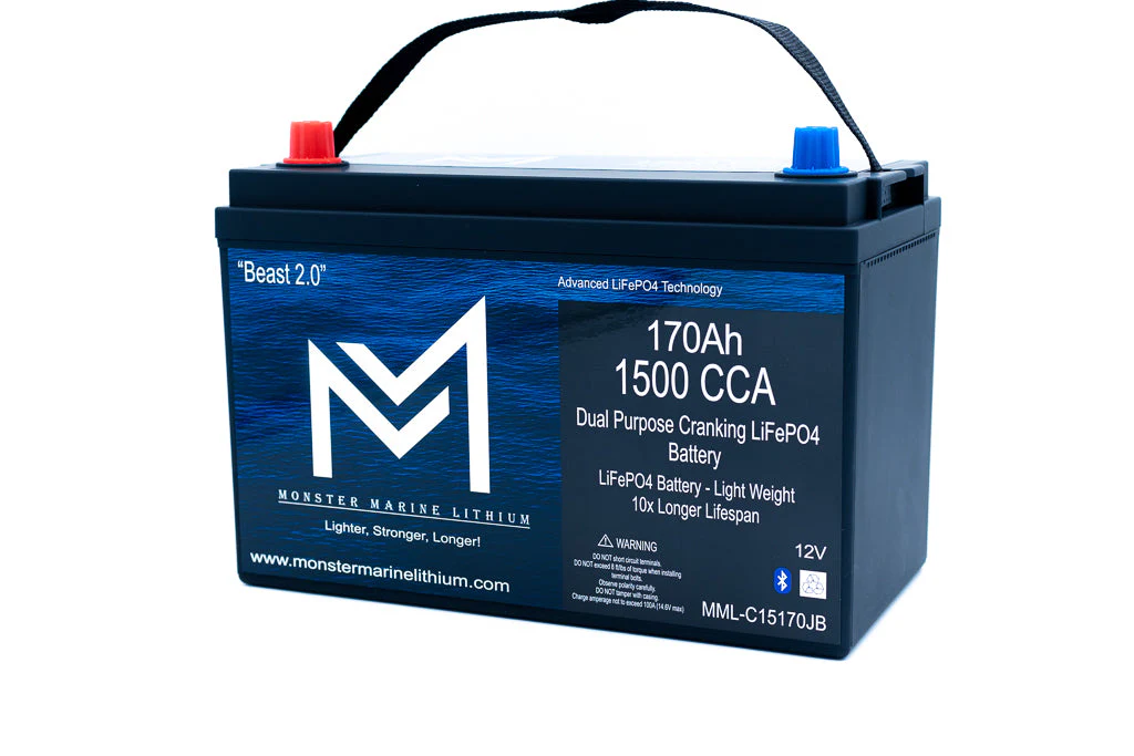 1500 CCA 170AH Dual Purpose Cranking Lithium Beast 2.0 Bluetooth - Image 3