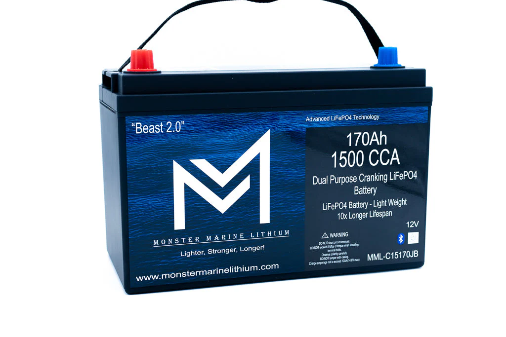 1500 CCA 170AH Dual Purpose Cranking Lithium Beast 2.0 Bluetooth - Image 4