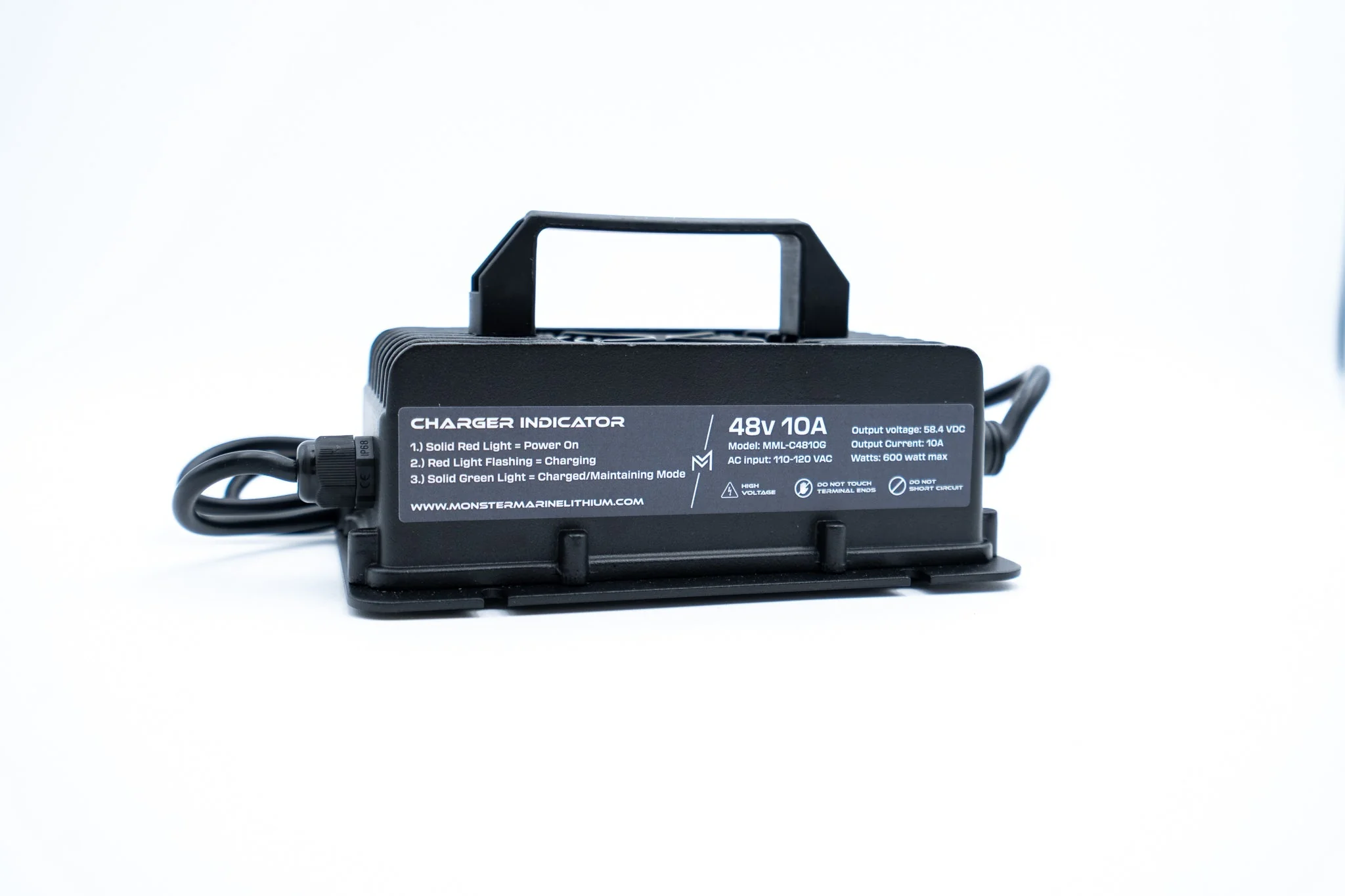 48V 10A GOLF CART BATTERY CHARGER - MML-C4810G - Image 2