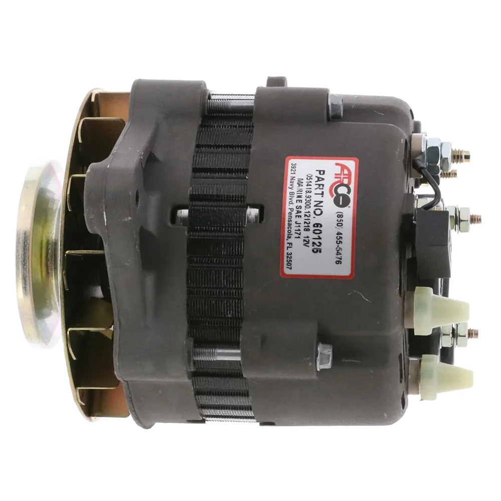 ARCO Marine Premium Replacement Inboard Alternator w/Single Groove Pulley - 12V 55A [60125] - Image 2