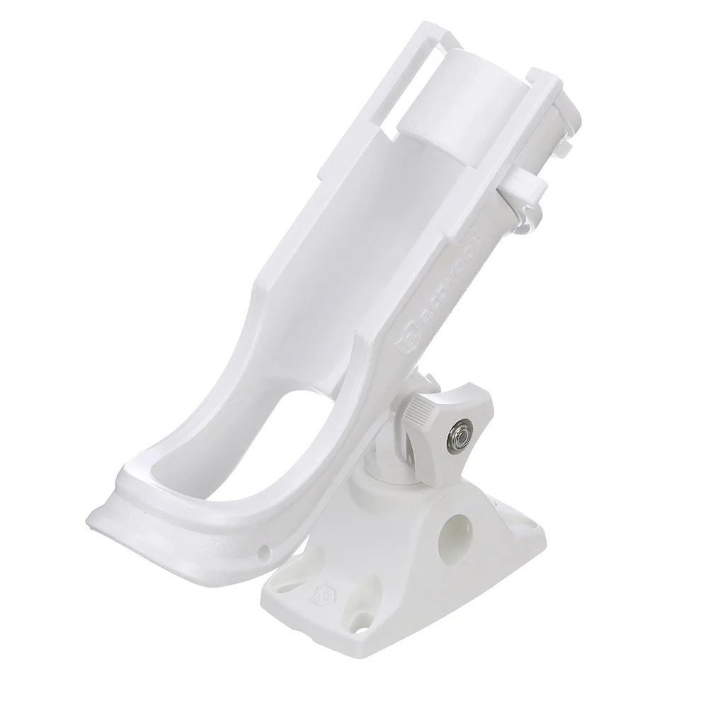 Attwood Heavy-Duty Adjustable Rod Holder w/Combo Mount - White [5009W4] - Image 2