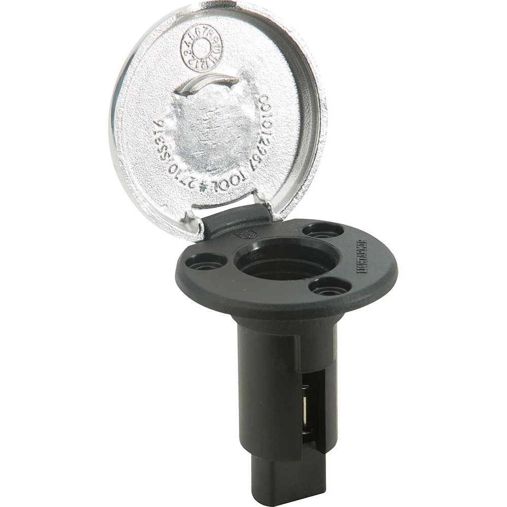 Attwood LightArmor Plug-In Base - 2 Pin - Stainless Steel - Round [910R2PSB-7] - Image 2