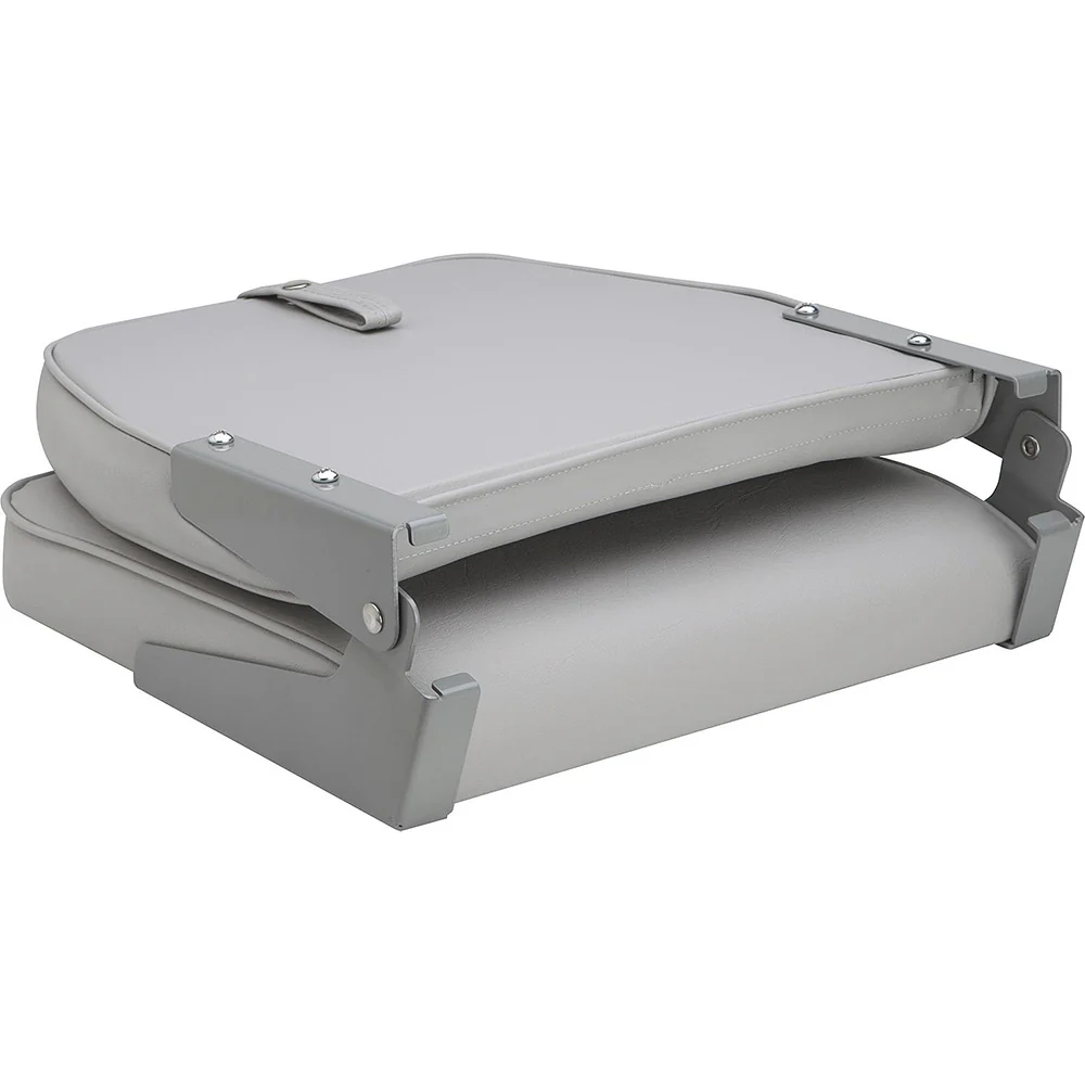 Attwood Swivl-Eze Low Back Padded Flip Seat - Grey [98395GY] - Image 2