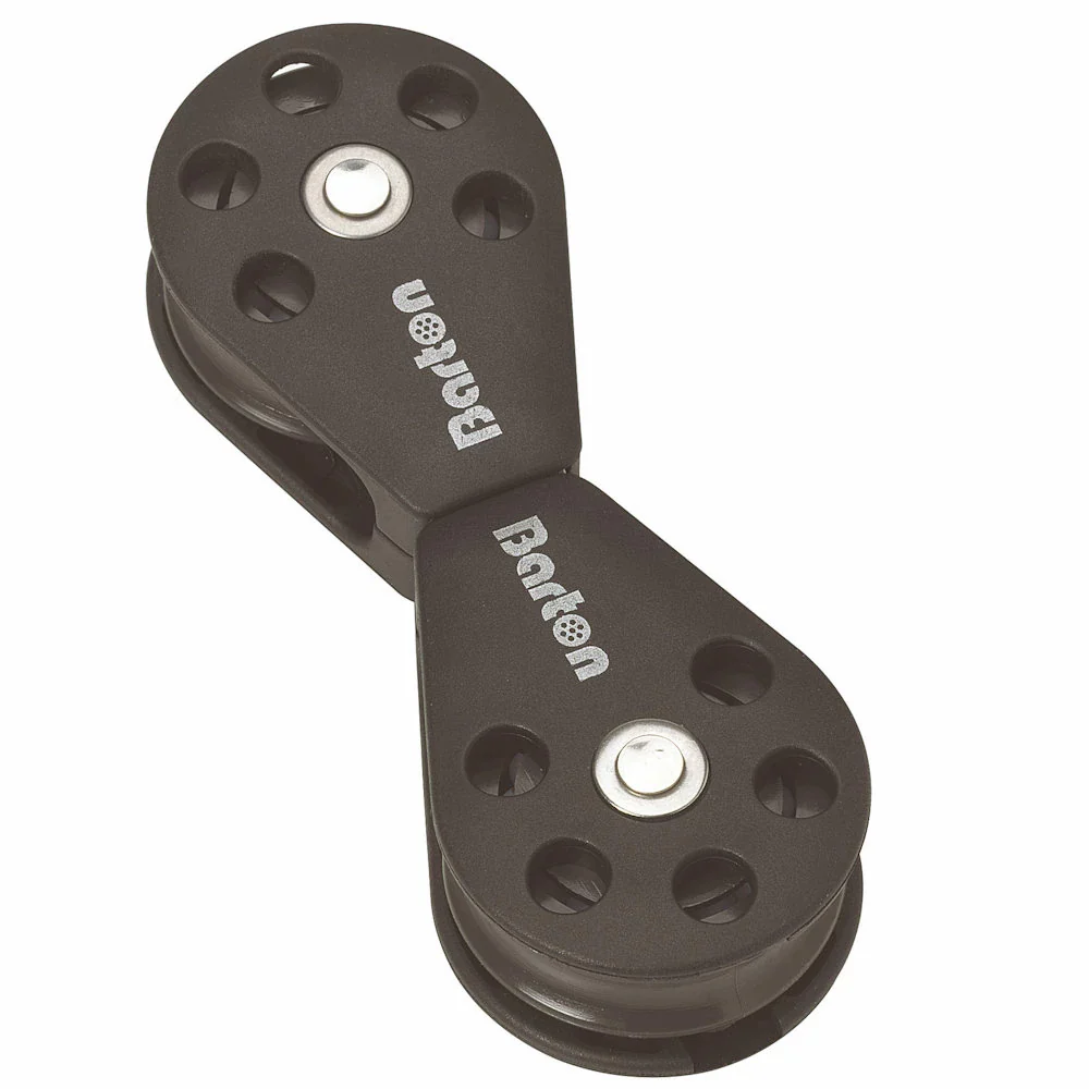 Barton Plain Bearing Pulley Block Back to Back Swivel Block - Size 1, 30mm [N01280]
