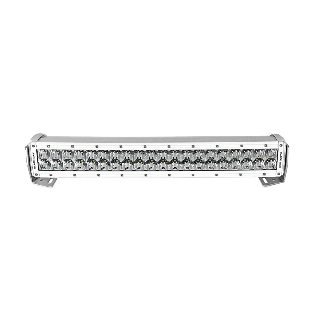 Black Oak Pro Series 3.0 Curved Double Row 20" LED Light Bar - Combo Optics - White Housing [20CCM-D5OS] - Image 3