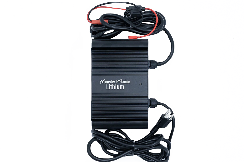 BLACK WIDOW 24V 10A Waterproof Lithium Battery Charger