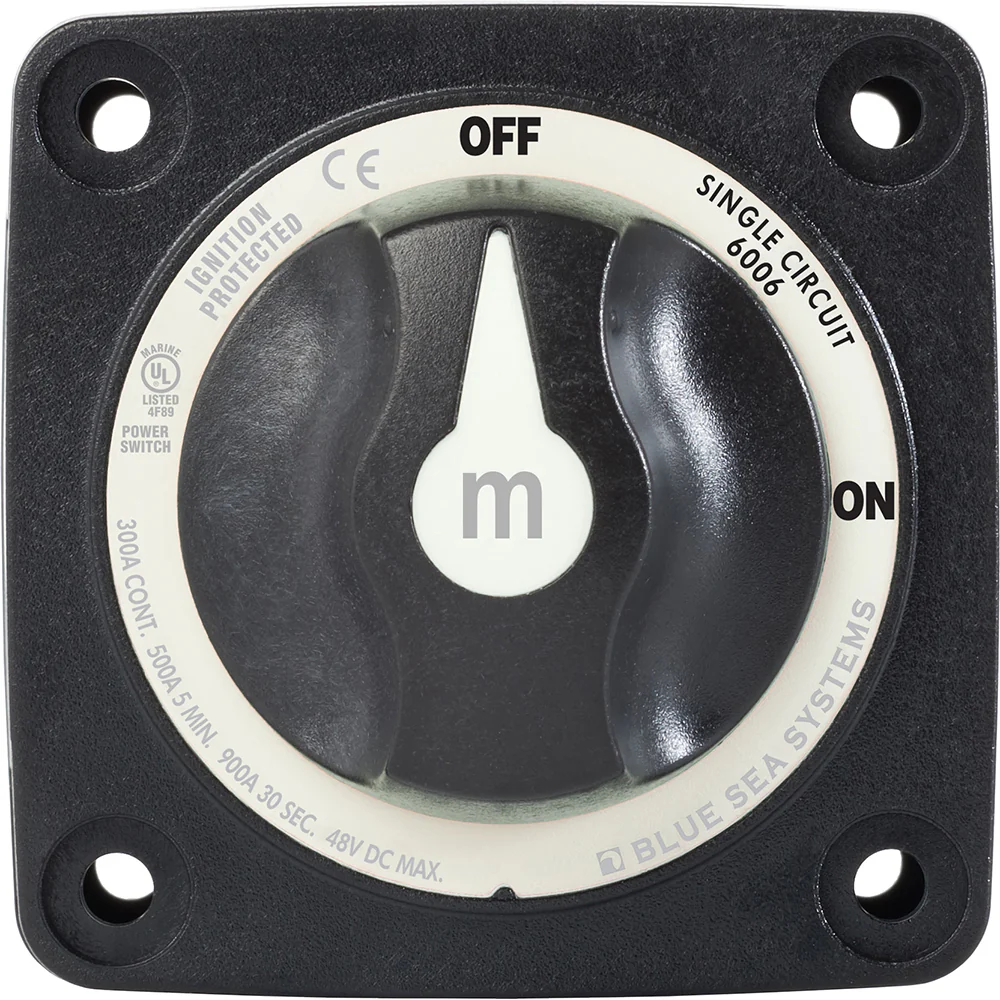 Blue Sea 6007200 Battery Switch Mini - 4 Position - Black [6007200] - Image 4