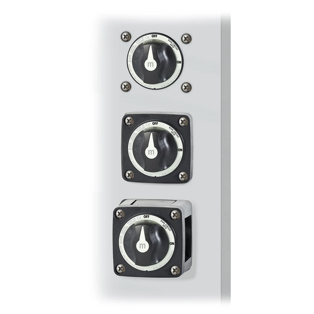 Blue Sea 6010200 Battery Switch Dual Circuit - Black [6010200] - Image 2