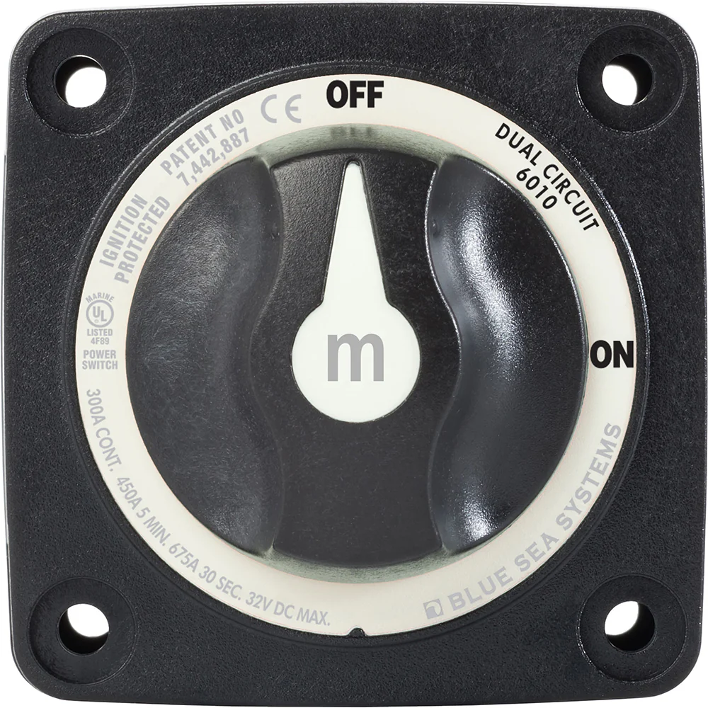 Blue Sea 6010200 Battery Switch Dual Circuit - Black [6010200] - Image 4