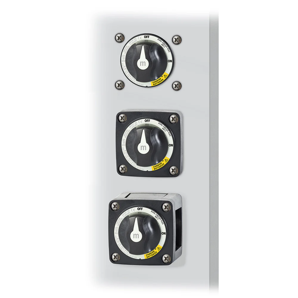 Blue Sea 6011200 m-Series Battery Switch Dual Circuit Plus - Black [6011200] - Image 3