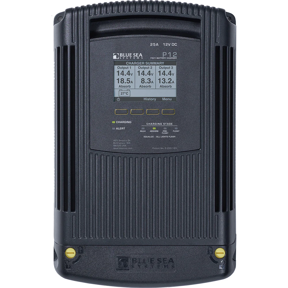 Blue Sea 7531 P12 Battery Charger - 12V DC 25A [7531] - Image 2