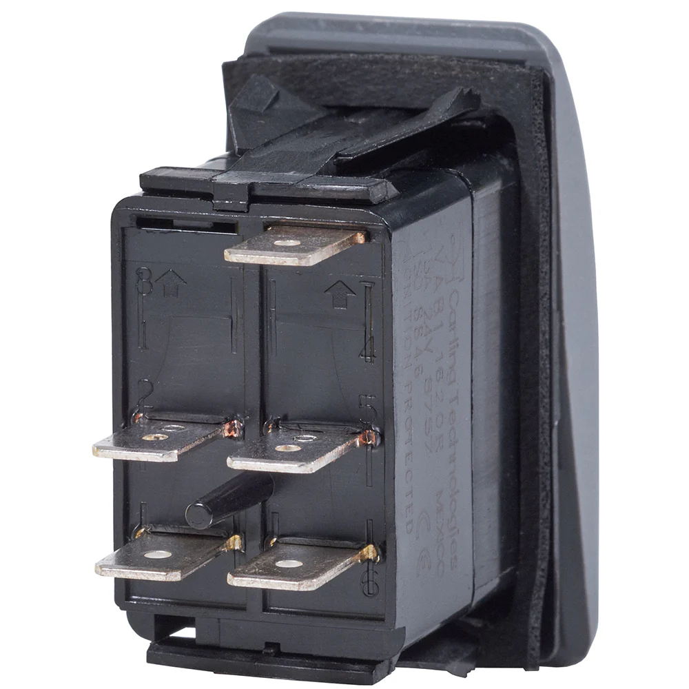 Blue Sea 7934 Contura II Switch DPST Black - OFF-ON [7934] - Image 2