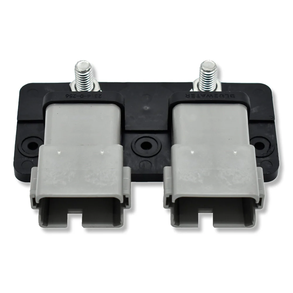 Bluewater Dual 12 Position Male Sealed Deutsch Connector Busbar - 5/16" Stud [2314-D-256]