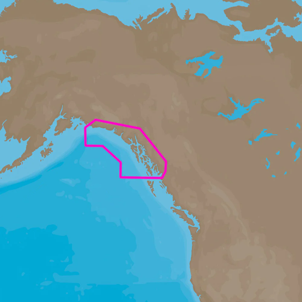 C-MAP  4D NA-D959 Dixon Entrance to Cape St. Elias [M-NA-D959-MS]
