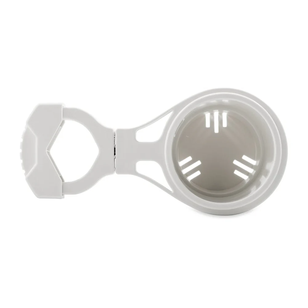 Camco Clamp-On Rail Mounted Cup Holder - Large for Up to 2" Rail - White [53083] - Image 3