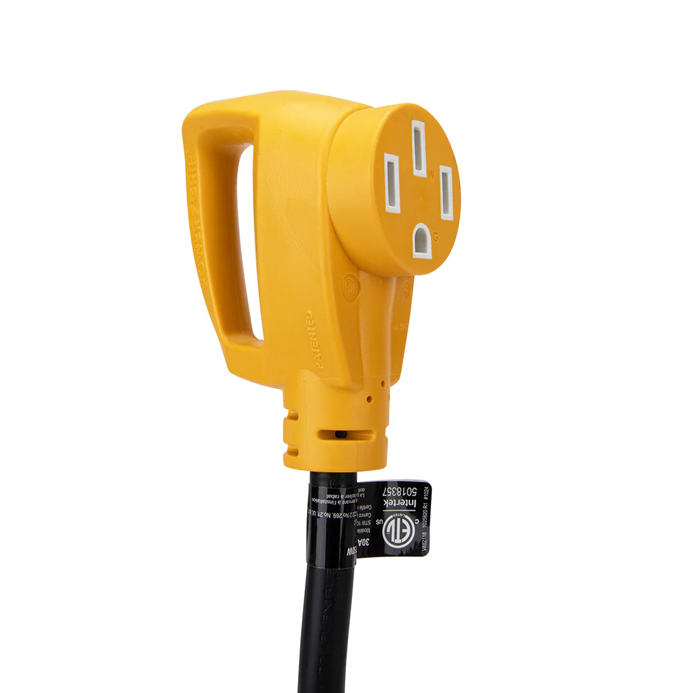 Camco Power Grip RV 18" 30Amp Circuit Analyzer Dogbone - Integrated Surge Protection [55460] - Image 2