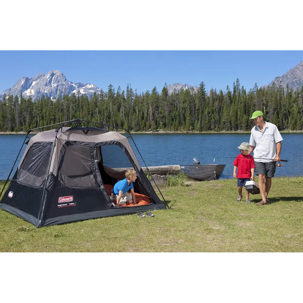 Coleman 4-Person Cabin Camping Tent w/Instant Setup - Black [2206916] - Image 3