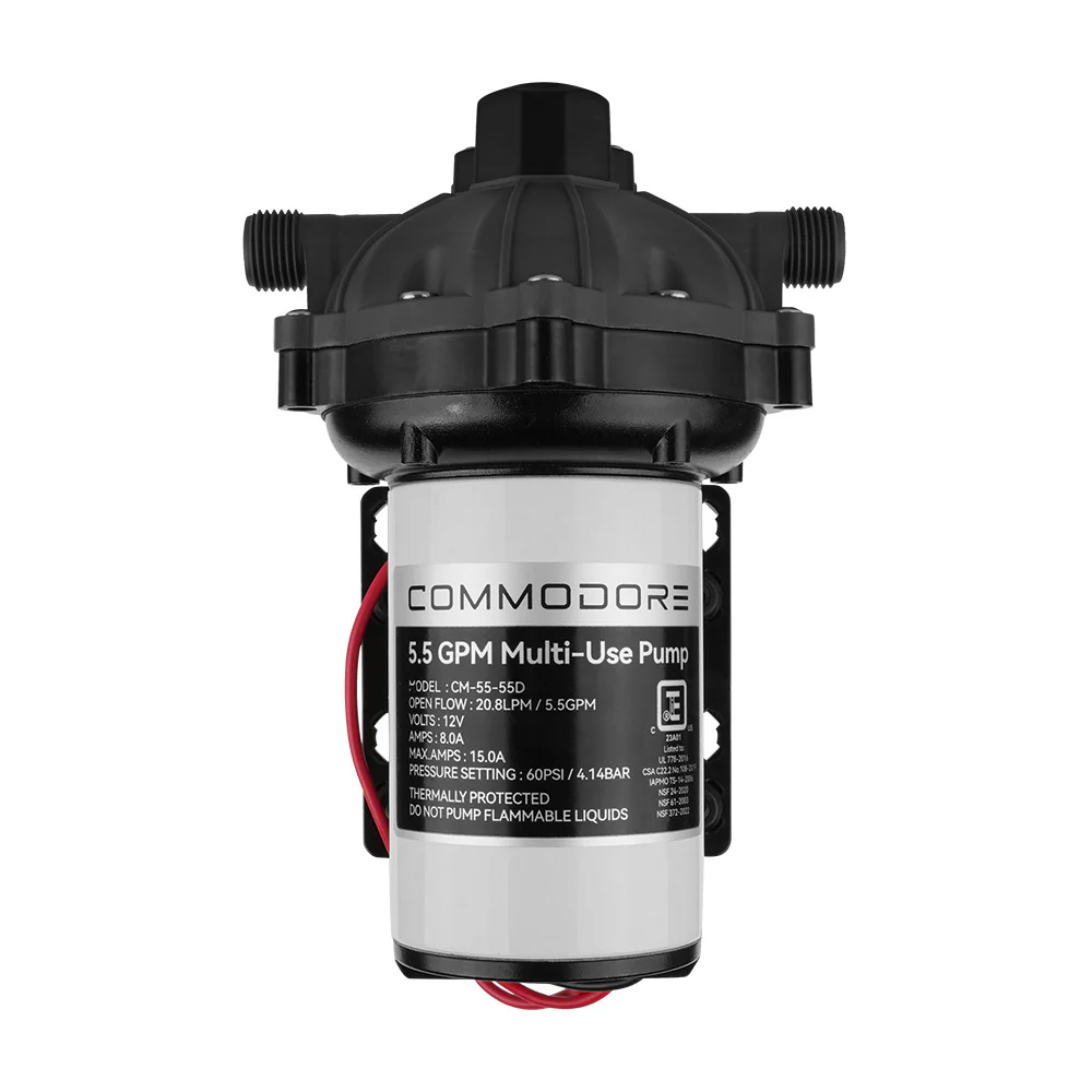 Commodore 5.5 GPM Water Pump - 12V [CM-55-55D] - Image 2