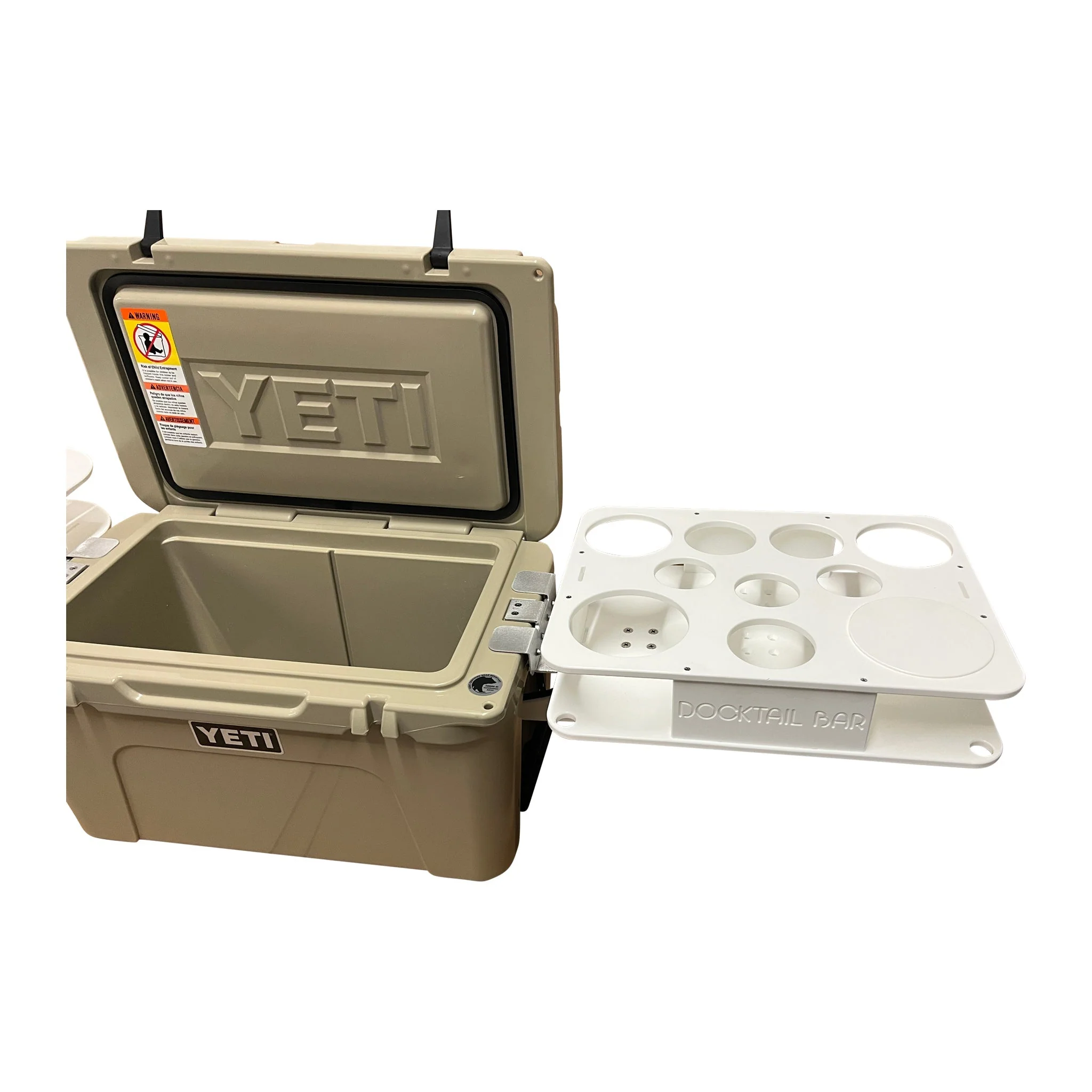 Docktail Bar Yeti Tundra Cooler Cup Holders and Table System - Image 10