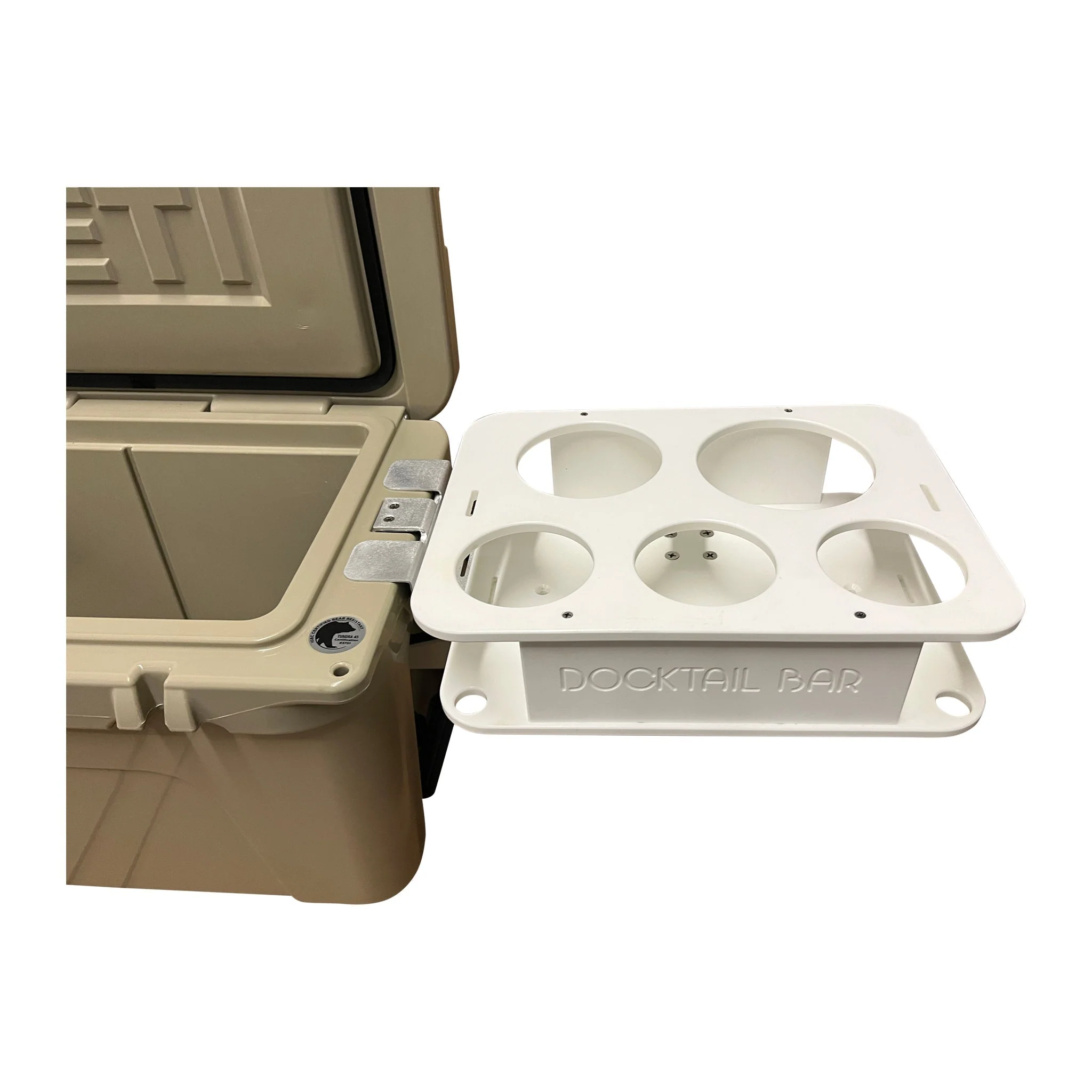 Docktail Bar Yeti Tundra Cooler Cup Holders and Table System - Image 11