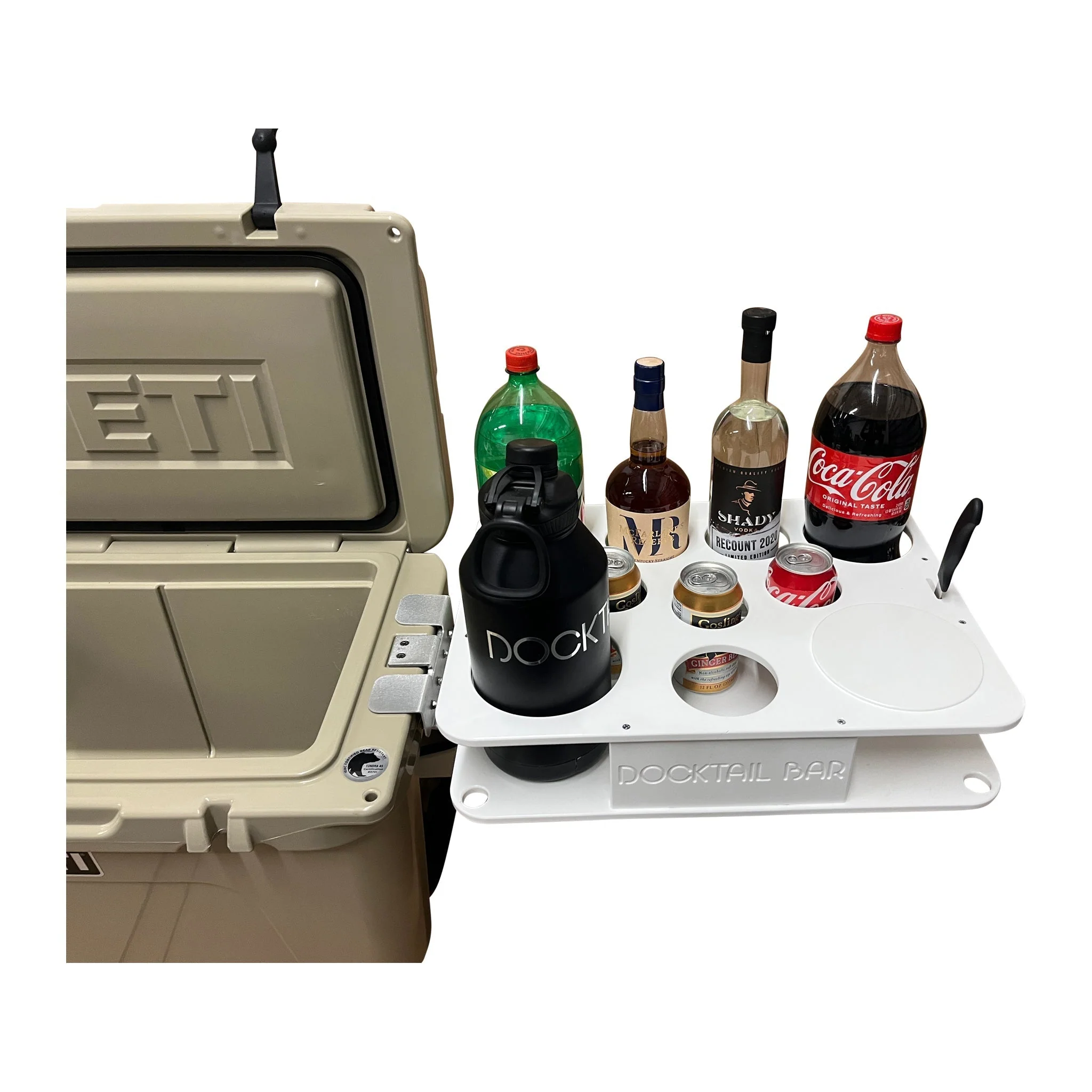 Docktail Bar Yeti Tundra Cooler Cup Holders and Table System - Image 4