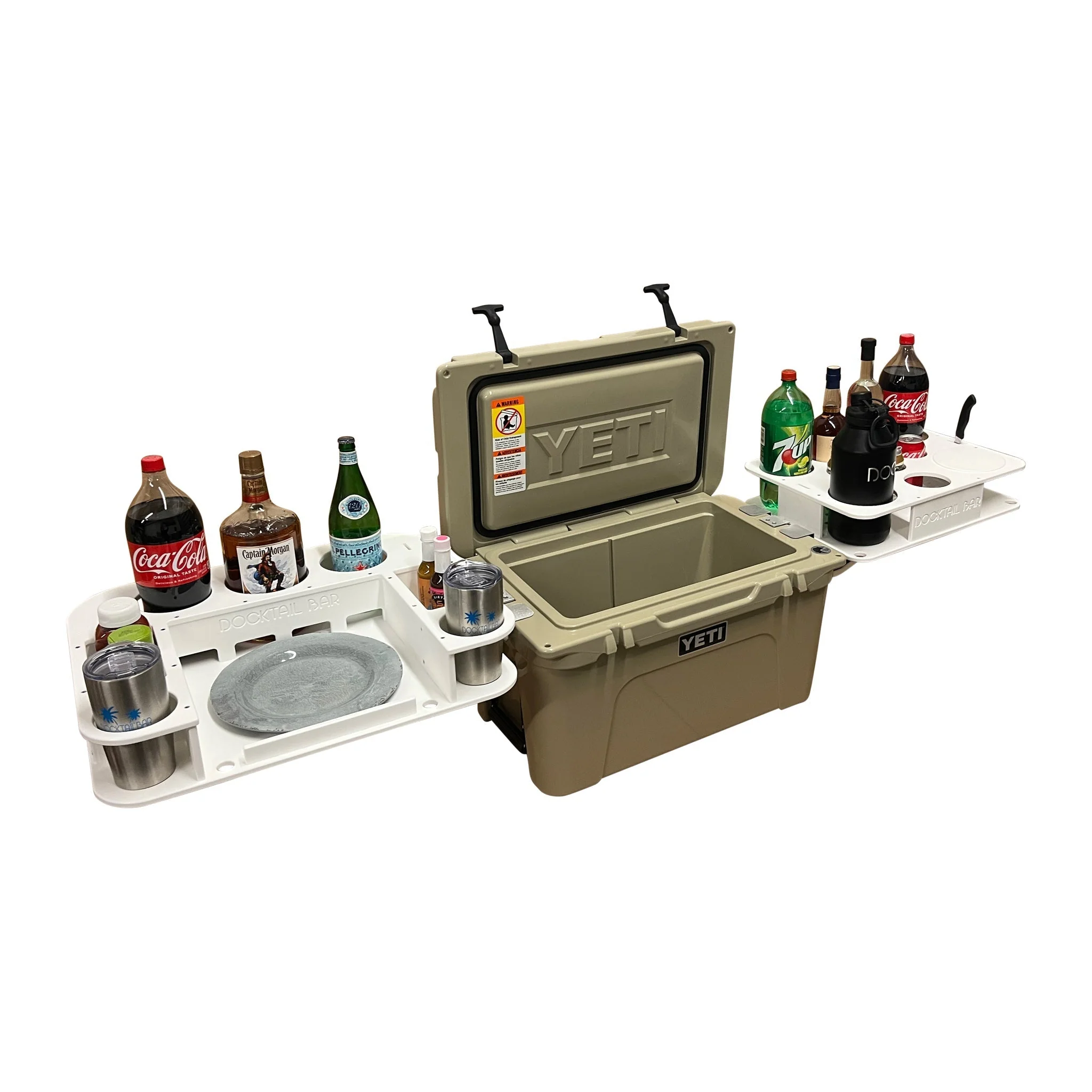 Docktail Bar Yeti Tundra Cooler Cup Holders and Table System - Image 5