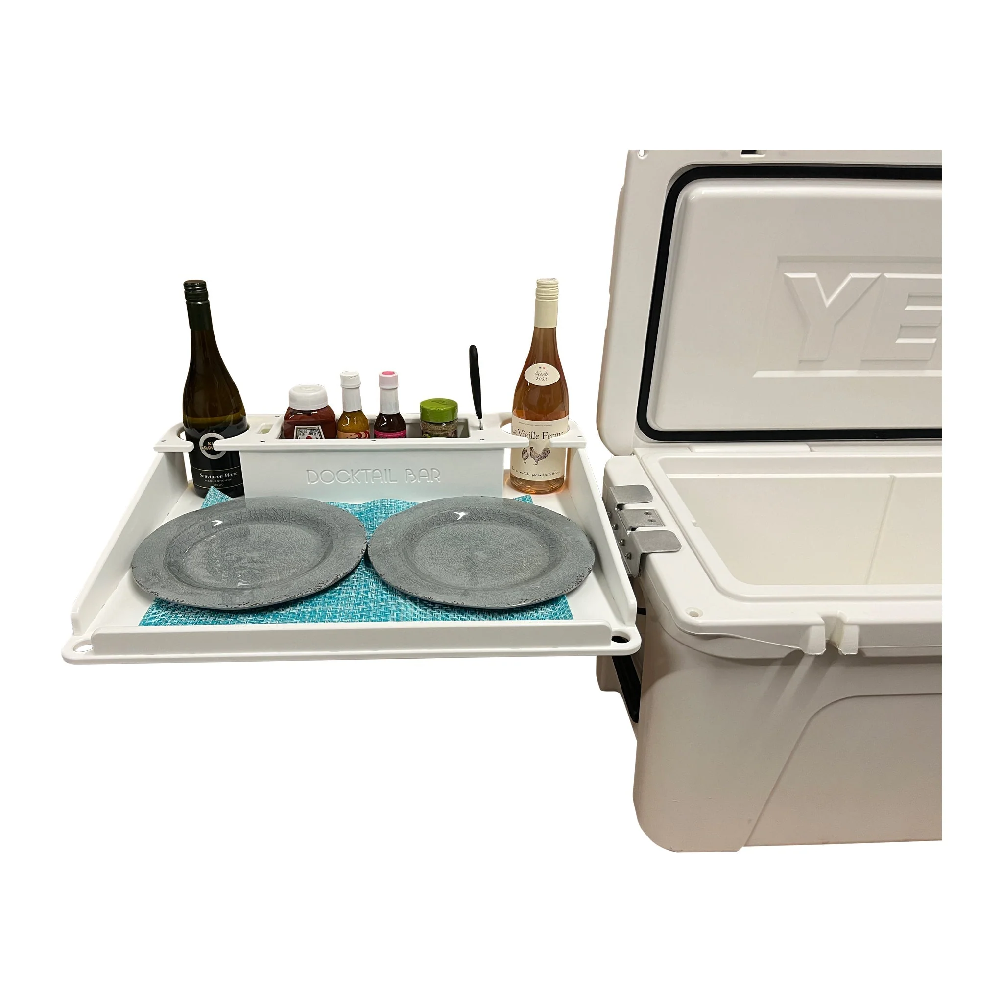 Docktail Bar Yeti Tundra Cooler Cup Holders and Table System - Image 7