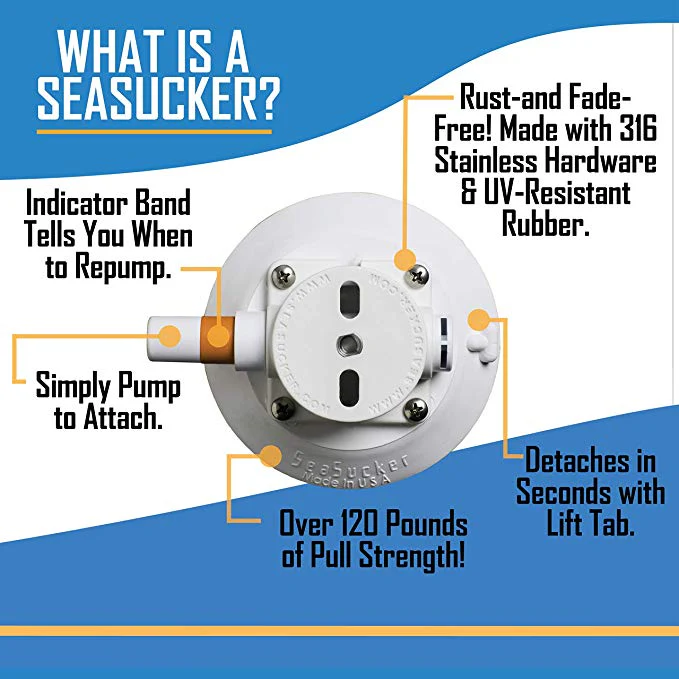 Docktail Boat Table Caddy with SeaSucker Vacuum Mounts - Image 17