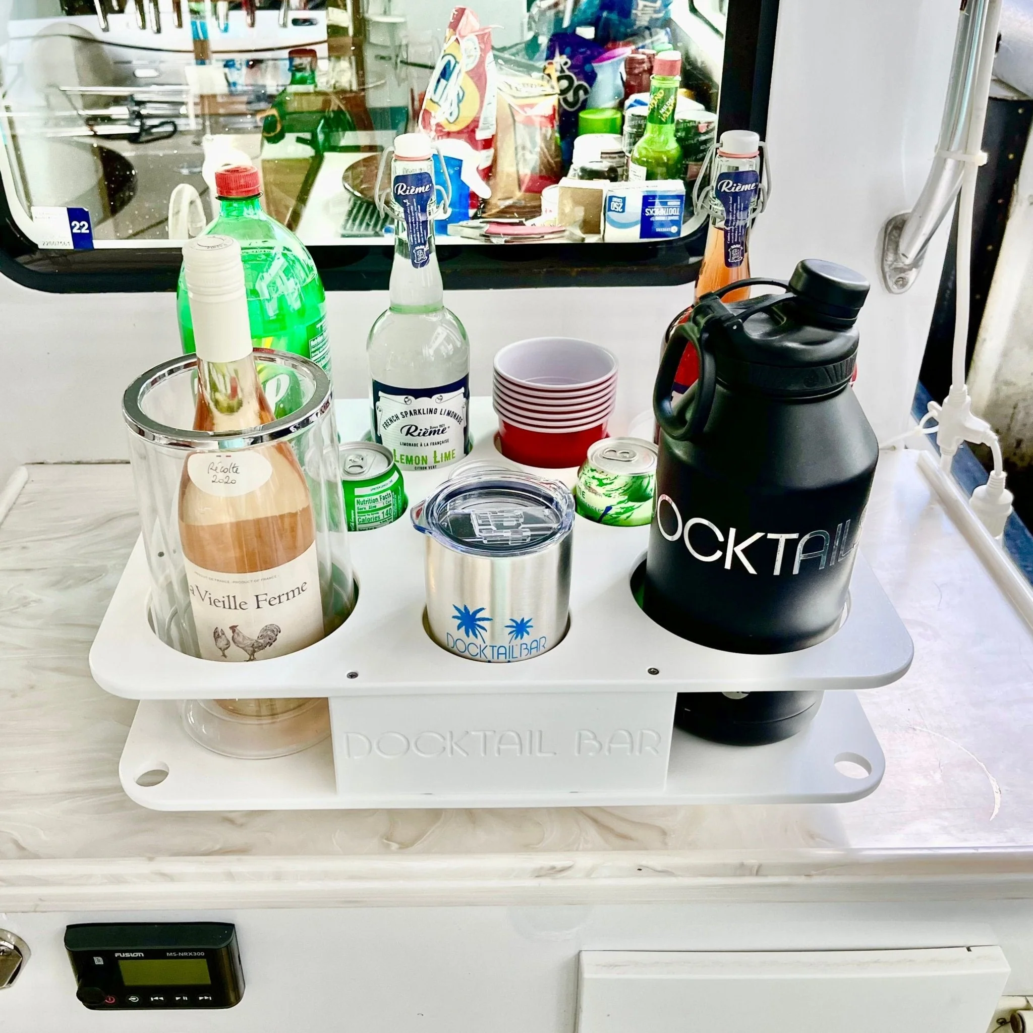Docktail Boat Table Caddy with SeaSucker Vacuum Mounts - Image 20