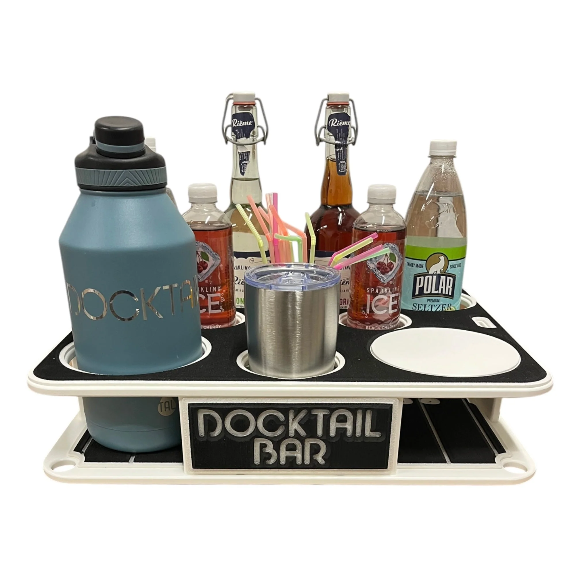 Docktail Boat Table Caddy with Adjustable Rod Holder Mount - Image 31