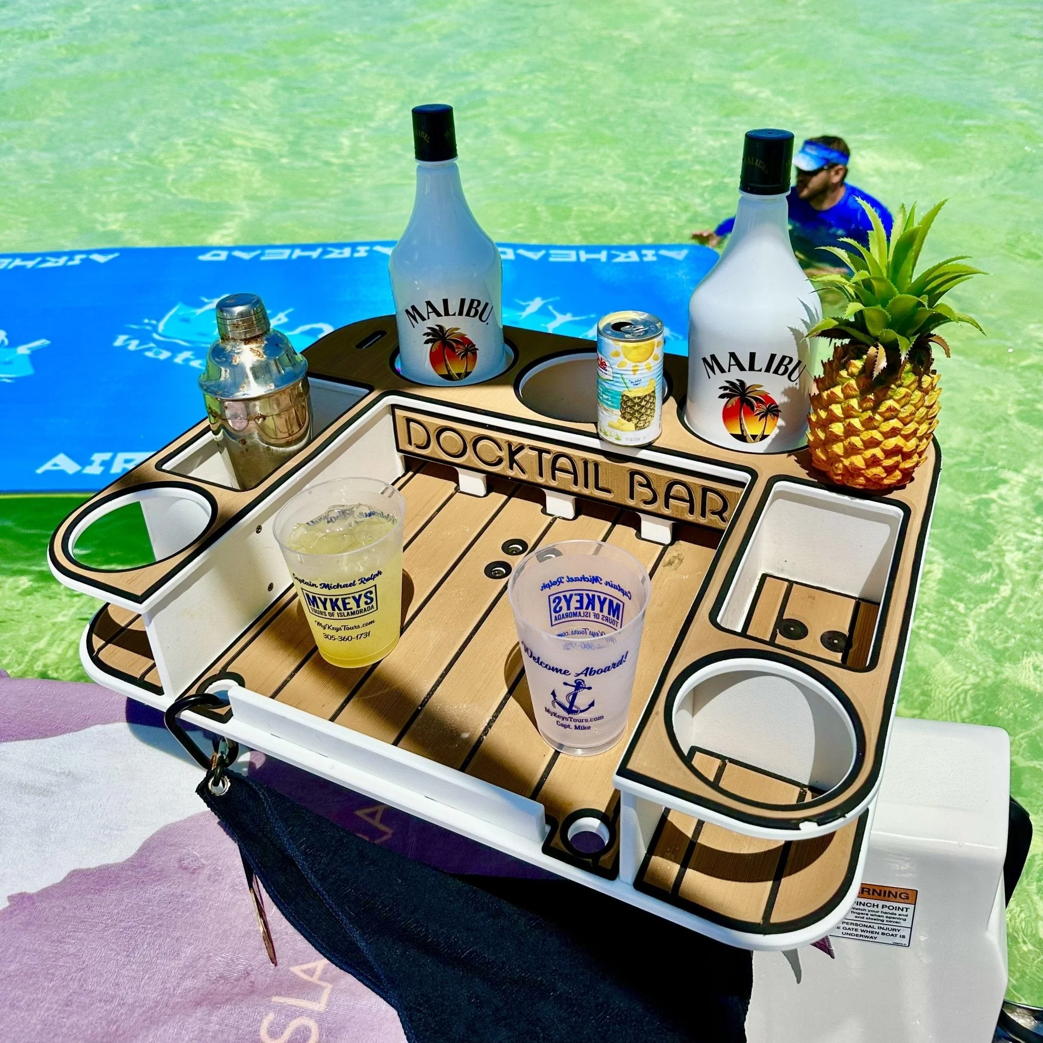 Docktail Butler Table with Rod Holder Mount - Image 18