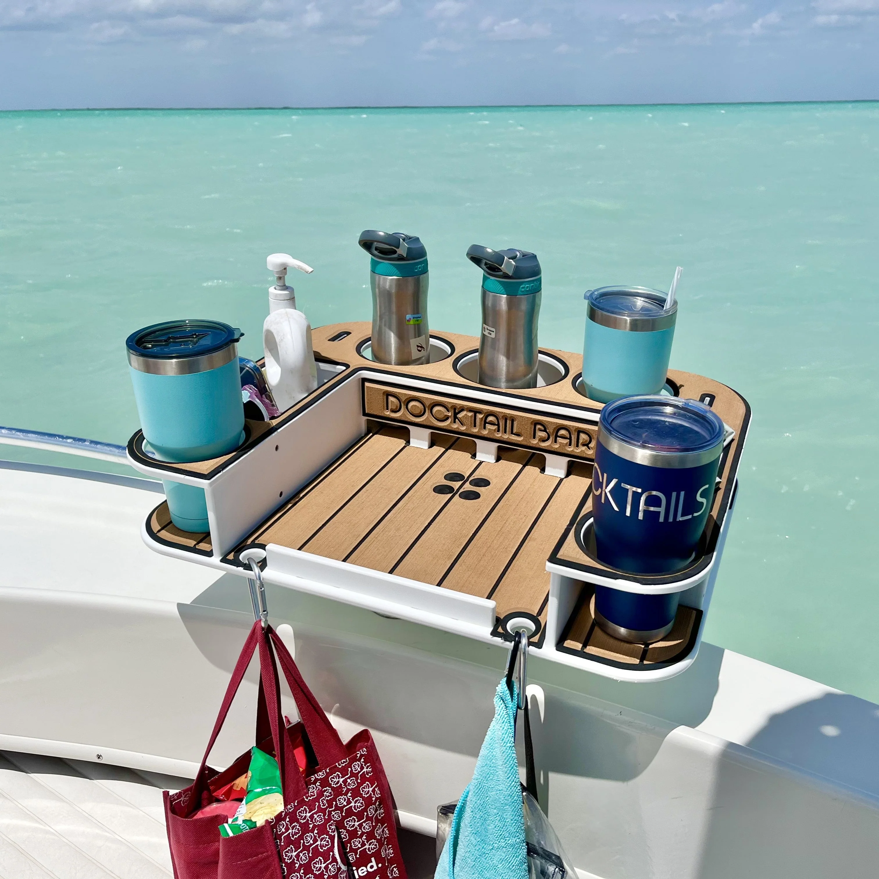 Docktail Butler Table with Rod Holder Mount - Image 21