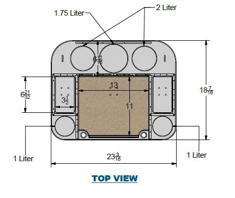 Docktail Butler Table with Rod Holder Mount - Image 36