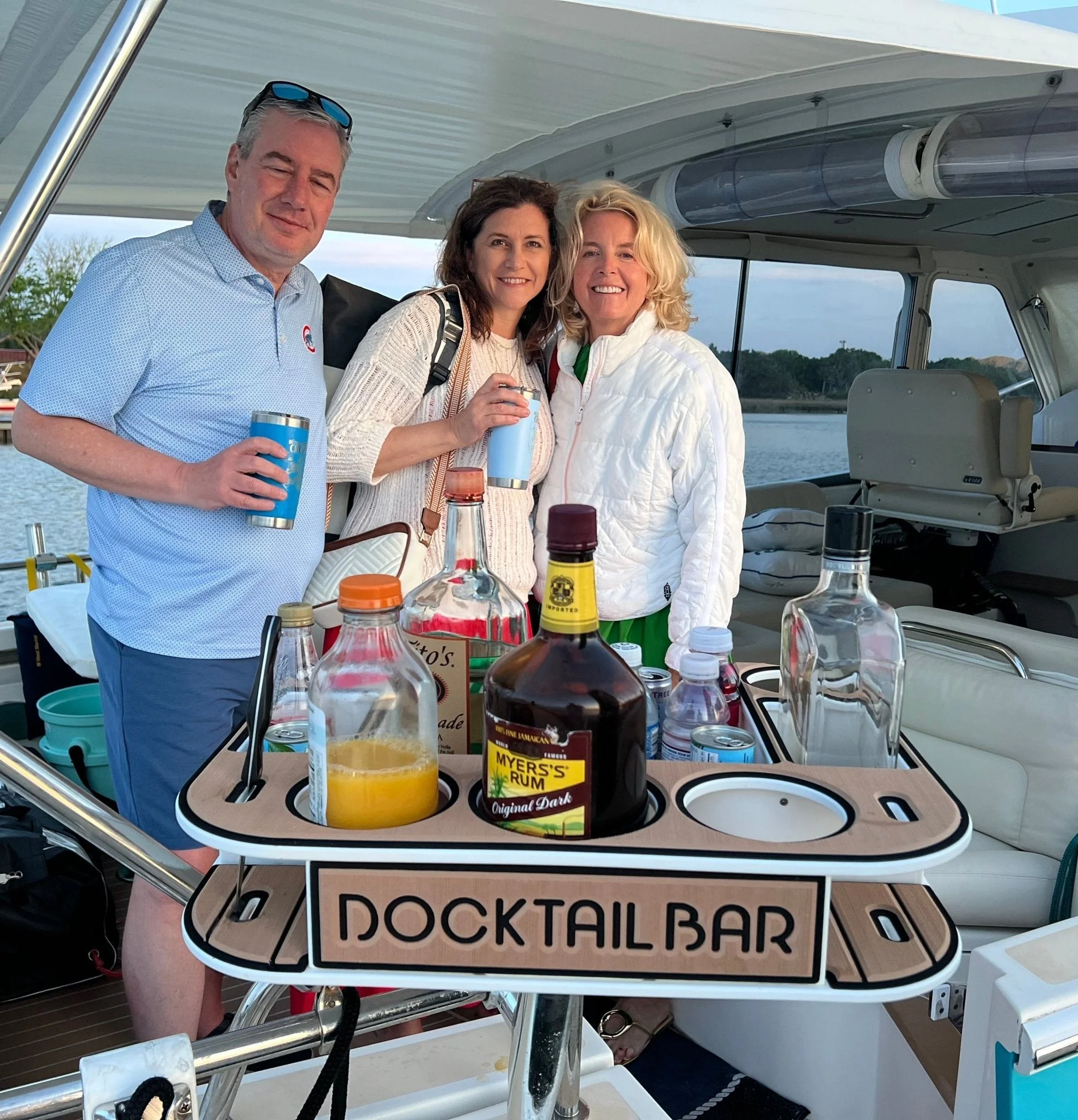 Docktail Butler Table with Rod Holder Mount - Image 7