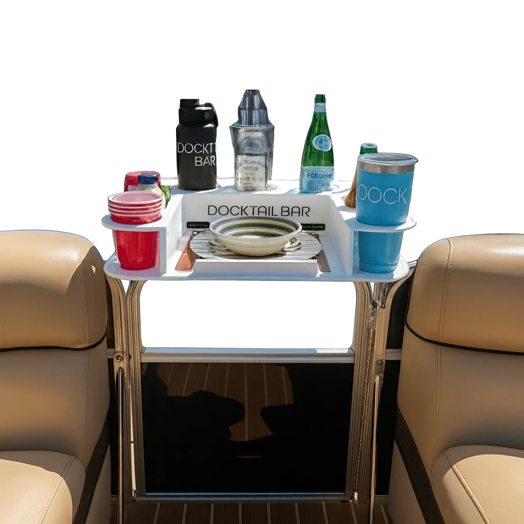 Docktail Butler with Pontoon Rail Mount - Image 13