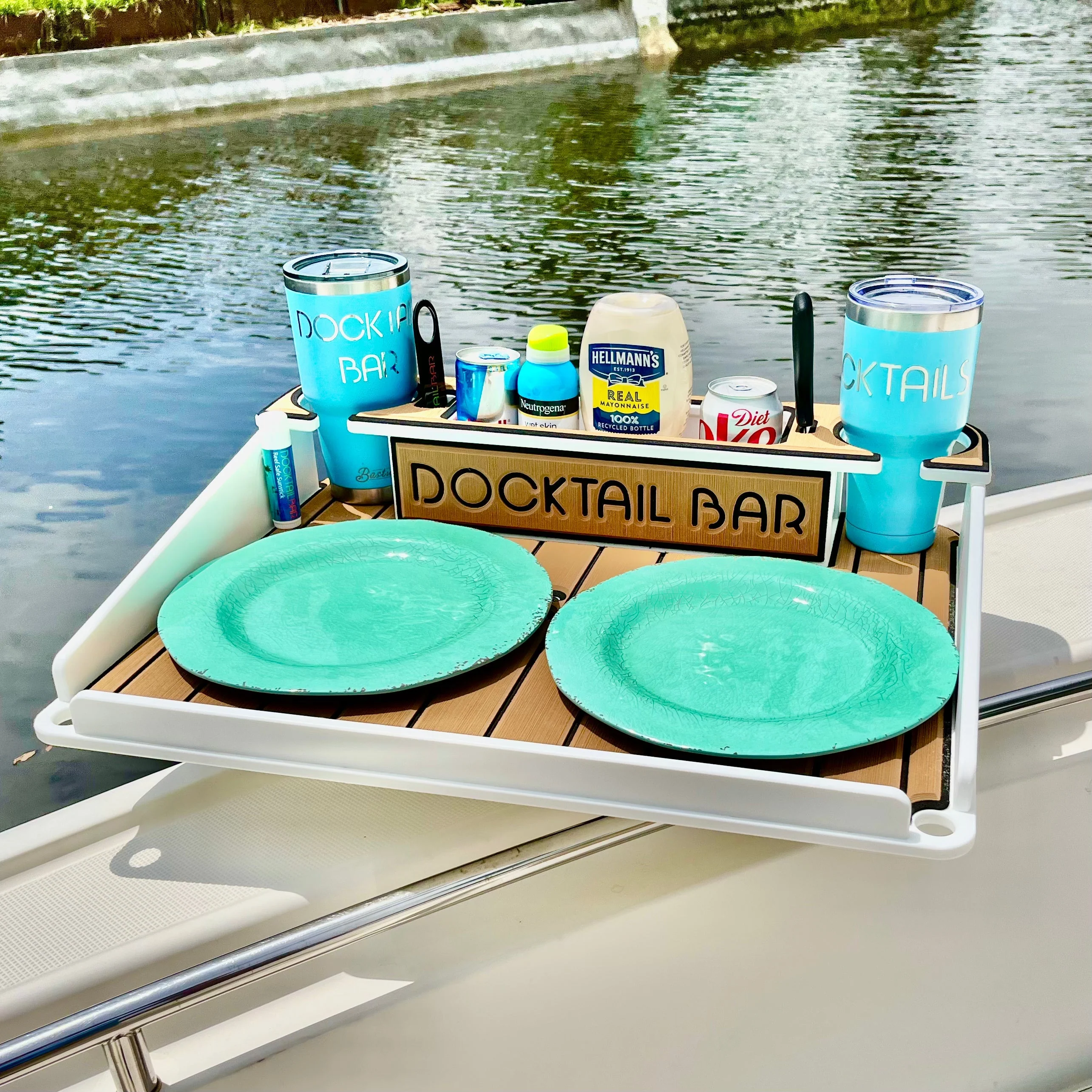 Docktail Utility Table with Rod Holder Mount - Image 24
