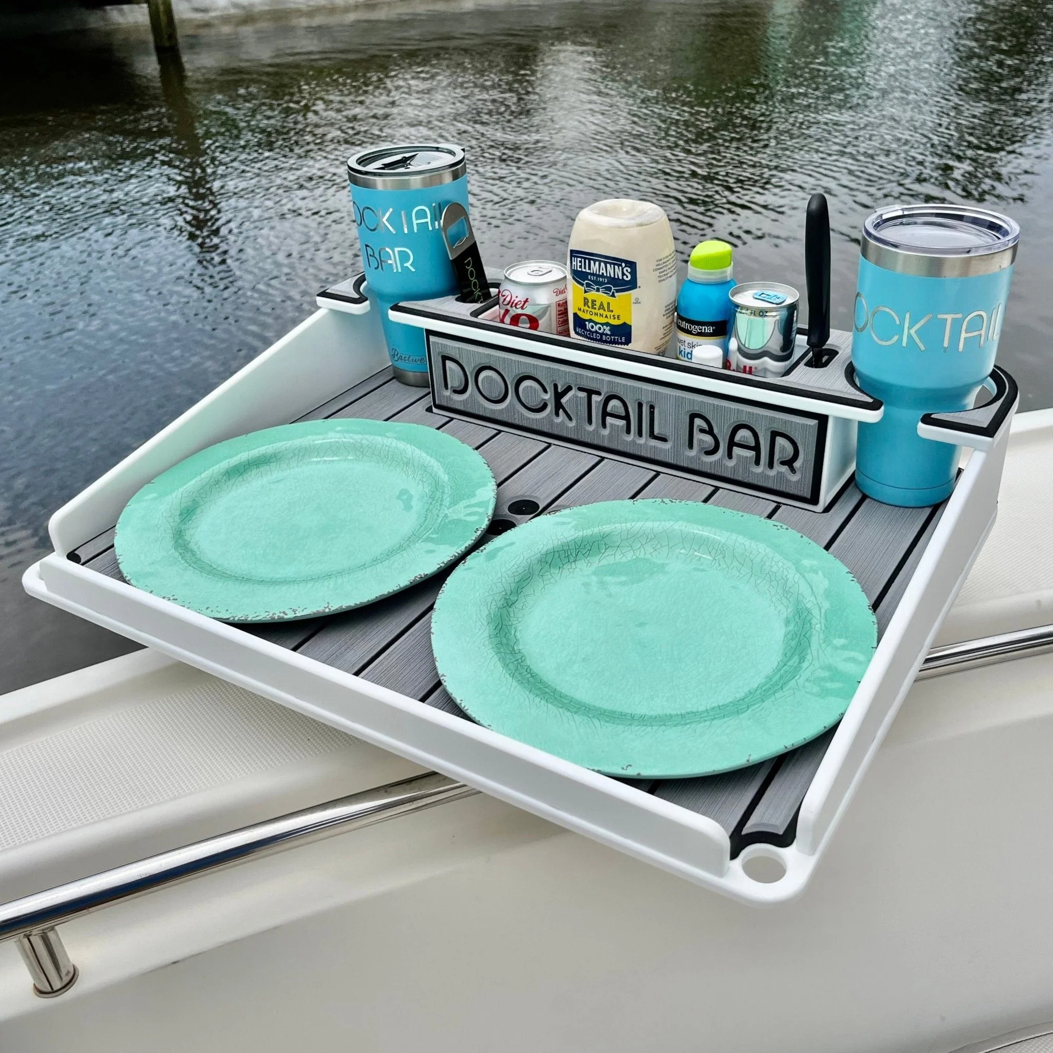 Docktail Utility Table with Rod Holder Mount - Image 4