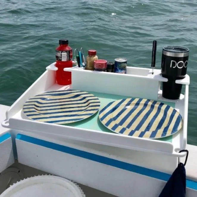 Docktail Utility Table with Rod Holder Mount - Image 5