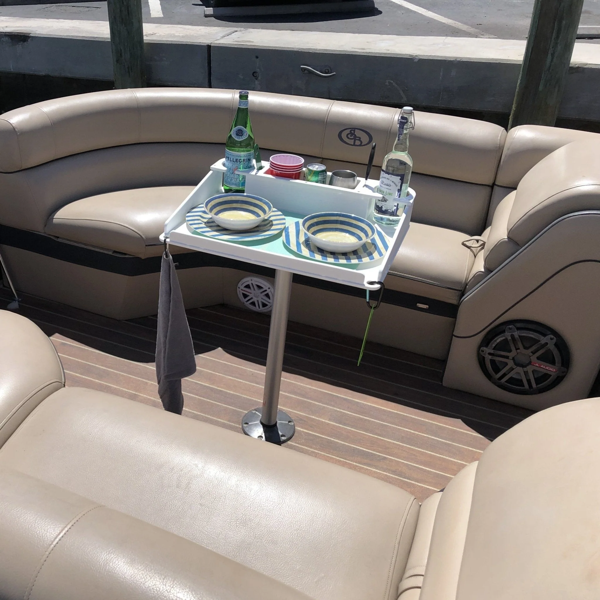 Docktail Utility Table with Pedestal Attachment Options - Image 14