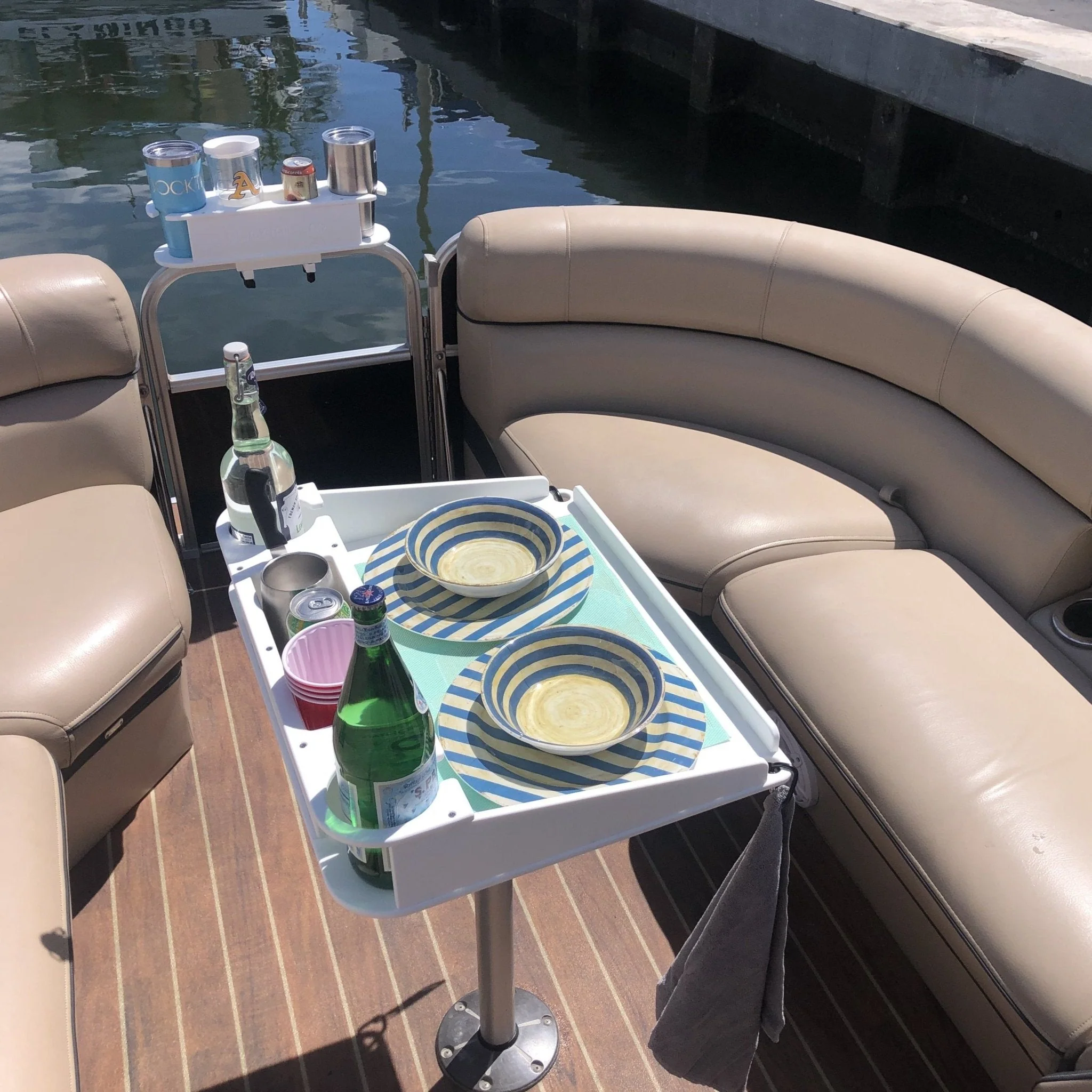 Docktail Utility Table with Pedestal Attachment Options - Image 3