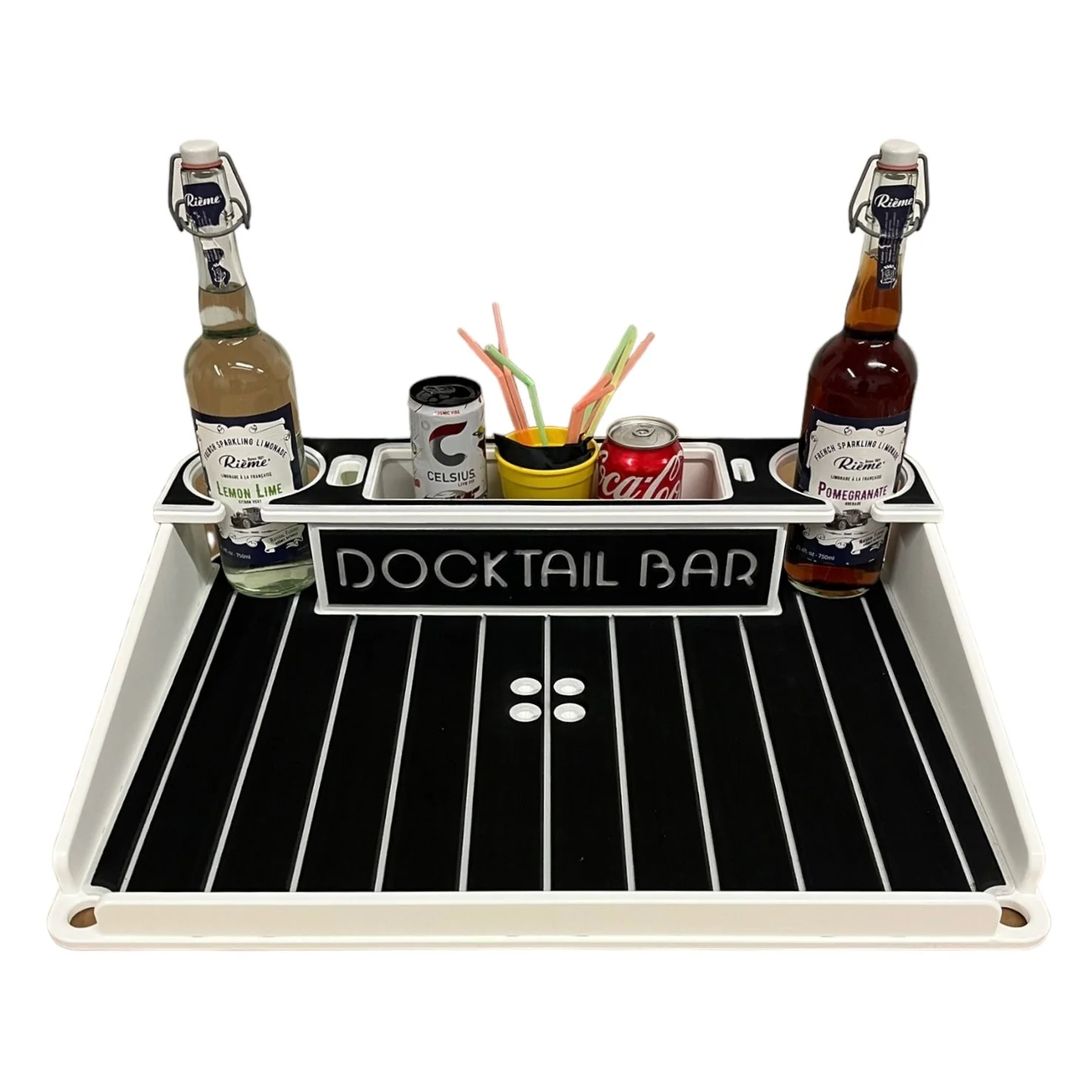 Docktail Utility Table with Pontoon Rail Mount - Image 10