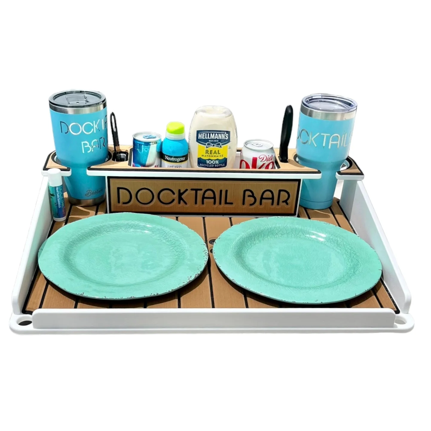 Docktail Utility Table with Pontoon Rail Mount - Image 6