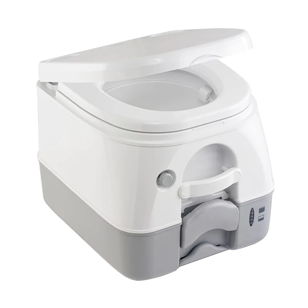 Dometic 974 Portable Toilet w/Mounting Brackets -2.6 Gallon - Grey  [301097406]