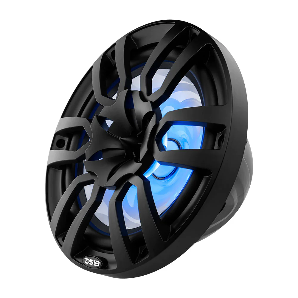 DS18 HYDRO 10" 2-Way Marine Speakers w/Bullet Tweeters  Integrated RGB LED Lights - Black [NXL-10/BK] - Image 5