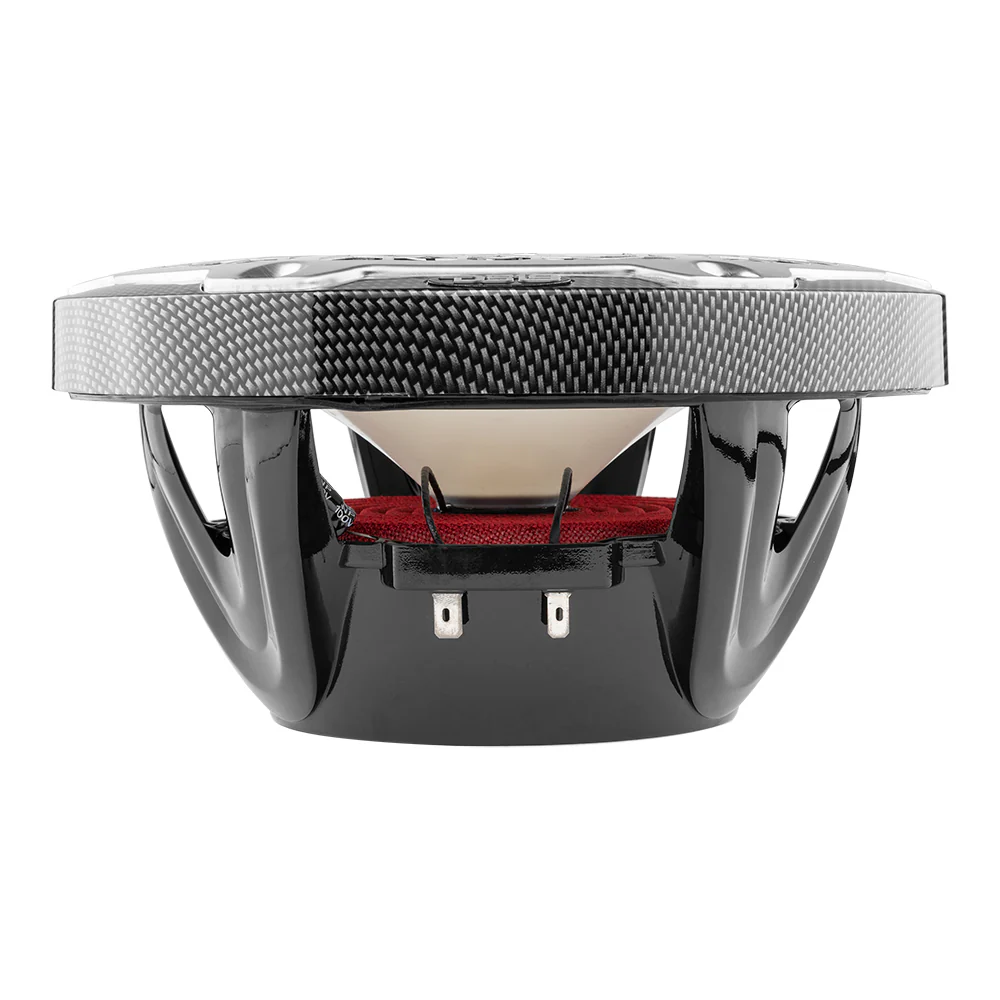 DS18 HYDRO 8" 2-Way Marine Speakers w/RGB LED Lights - 125W RMS, 4-Ohm - Black Carbon Fiber [CF-8M] - Image 3