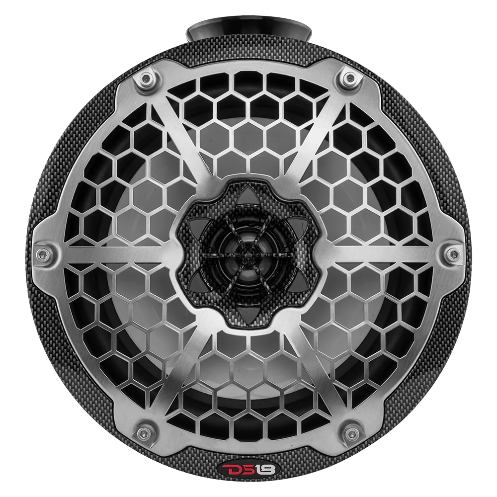 DS18 HYDRO 8" Compact Wakeboard Pod Tower w/RGB Light - 375W - Black Carbon Fiber [CF-PS8] - Image 4