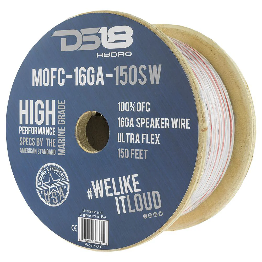 DS18 HYDRO Marine Grade OFC Speaker Wire 16 GA - 150 Roll [MOFC16GA150SW] - Image 3