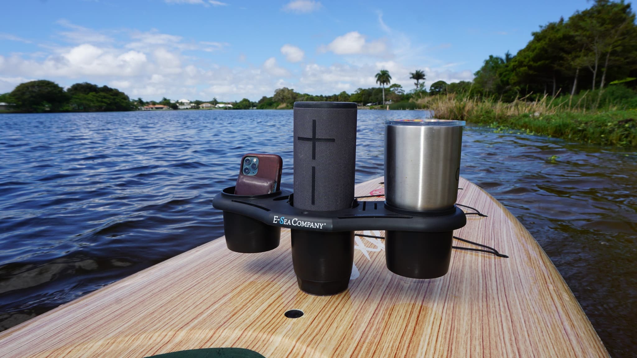 E-Sea Caddy Pro- Multi Cup Suction Mounted Drink Holder-Black - Image 3