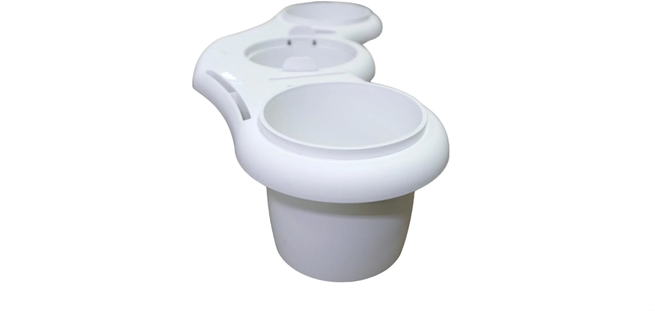 E-Sea Caddy Pro- Multi Cup Suction Mounted Drink Holder-White - Image 7