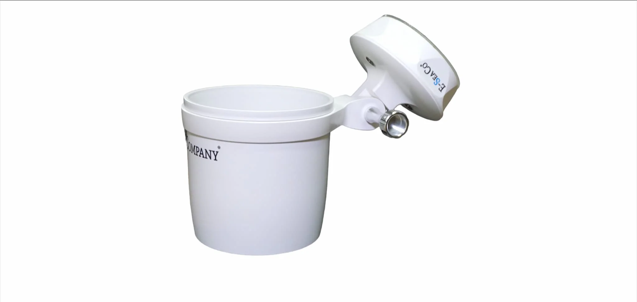 E-Sea Cup Adjustable-Suction Mounted Adjustable Angle Cup Holder-White - Image 9